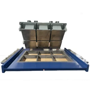 Bordsteinkante Gehweg Ziegelstein Form Hohlblock Form für Betonblock Maschinen Hersteller aus China