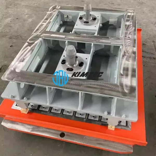 Molde de diamante para blocos de betão com formas quadradas e em L
