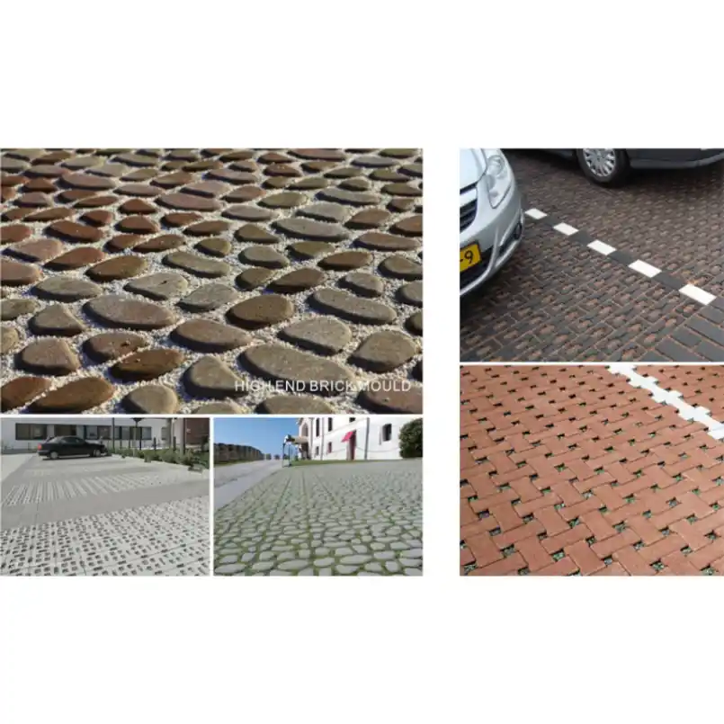 MASA HESS ブロックマシン用インターロッキングユニパーペーバージグザグ金型